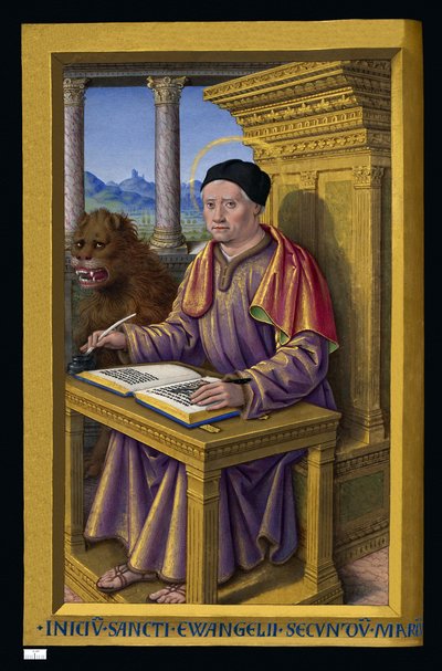 Markus der Evangelist von Jean Bourdichon